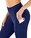 Ewedoos Yoga Pants with Pockets for Women, High Waist Leggings with Pockets Tummy Control Workout Running Pants (Ew380 Navy, Medium)thumb 2