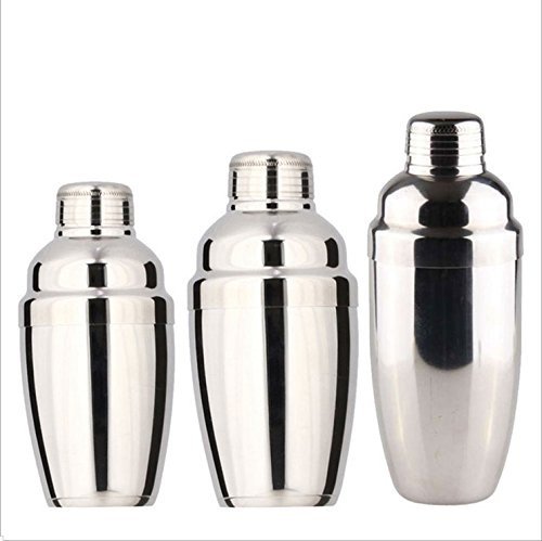 Lautechco Stainless Steel Martini Cocktail Shaker Bar Tools Wine Shakers (12 Oz/350ml)