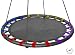 Sorbus Spinner Swing - Kids Indoor/Outdoor Round Mat Swing - Great for Tree, Swing Set, Backyard, Playground, Playroom - Accessories Included (40 Inch, Multi-Color Mat Seat)