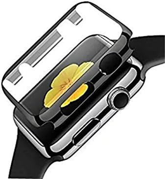 Smarmate Ultra-thin All-around Protective Case Cover with Built-in Screen Protector for 42mm Apple Watch Series 2 (Shiny Black)