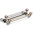 FUNRUN JEWELRY 5PCS 14G Stainless Steel Industrial Barbell Piercing Jewelry Piercing Earrings Set