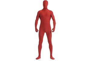 Howriis Men's and Women's Spandex Bodysuit Zentai Full Bodysuit Customes Fancy Dress Party Bodysuit Invisibility Suit