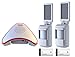 HTZSAFE Solar Wireless Indoor Motion Alarm System-No Need Replace The Battery-Sensor Included 9000mAh Lithium Battery-Home/Business Driveway Security Alarm with 2 Sensors and 1 Receiver