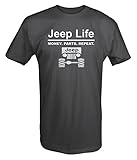 Jeep Life - Money Parts Repeat T shirt - Xlarge
