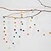Decomod 100% Wool Felt Ball Garlands 9FT Long 35 Balls - Pastel Soft Spring Colors