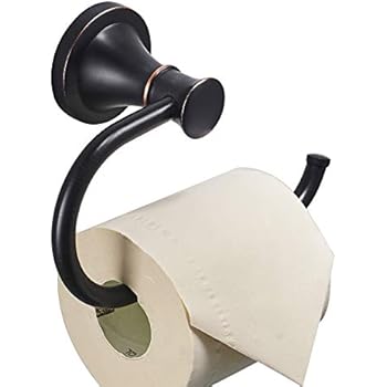BESy Oil Rubbed Bronze Toilet Tissue Paper Holder Oil Rubbed Bronze Bathroom Accessories Toilet roll Paper Hanger, Wall Mounted, Rustproof