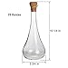 Lily's Home Large Glass Cruet Olive Oil Dispenser, A Beautiful Addition to Any Kitchen and Dinnerware Set (22 Ounces)