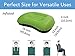 TREKOLOGY Ultralight Inflating Travel/Camping Air Pillows (green