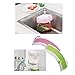 Sink Magic Clip Food Waste Dispose Bag Clip With Suction Cups Sink holder (Pink)