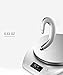 Ear Hook Bluetooth Wireless Headphones Non Ear Plug Bluetooth Headset with Microphone, Single Ear Headset Painless Wearing Sport Earphones for Smartphones,10 Hour Playtime (Silvery)
