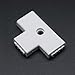 Xiaoyztan 2 Pcs 4-Pin LED Female Connector 3-Way T Shape for 5050 RGB LED Strips Connection, Tee-Shape Led Light Strip D.I.Y Extension Adapters