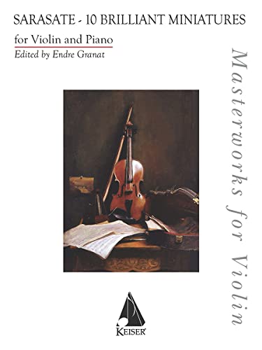 10 Brilliant Miniatures: for Violin and Piano Masterworks for Violin Series