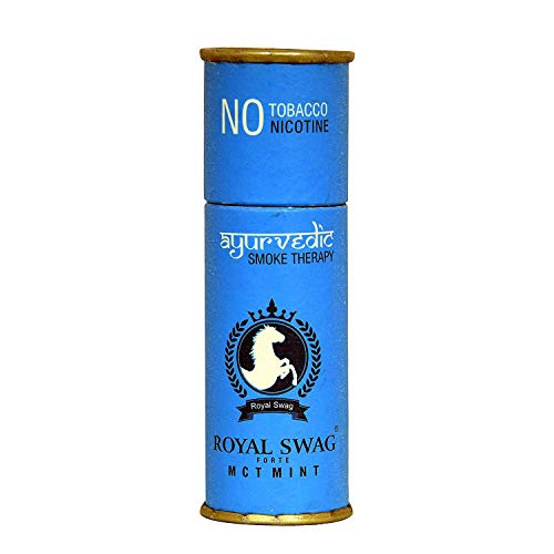 Royal Swag Herbal Mint (MCT) 100% No Nicotine & No Tobacco Cigarettes 10/Pack