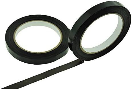2x 3/8" in 60yd 4 Mil Acid Residue Free Appliance Moving Tape Light Duty Removable Flat Filament Packaging Strapping Securing Cabinet Dresser Printer Door Fastening Bundling Unbreakable .375 Inch