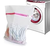 iLifeTech Premium Protection Large Size Laundry Jacket Sweater Lingerie Wash Mesh Bags (White)