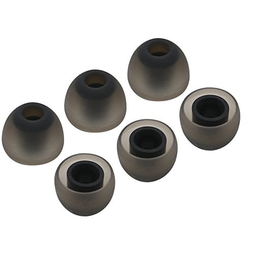 ALXCD Ear Tip for Jaybird X3 Earphone, Medium Size 3 Pair Soft Silicone Replacement Earbud Tips, Fit for Jaybird Bluebud X3 Earphone [3 Pair/4.5mm](M)