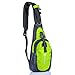 LC Prime Sling Bag Backpack Chest Shoulder Compact Fanny Sack Satchel Outdoor Bike nylon fabric green