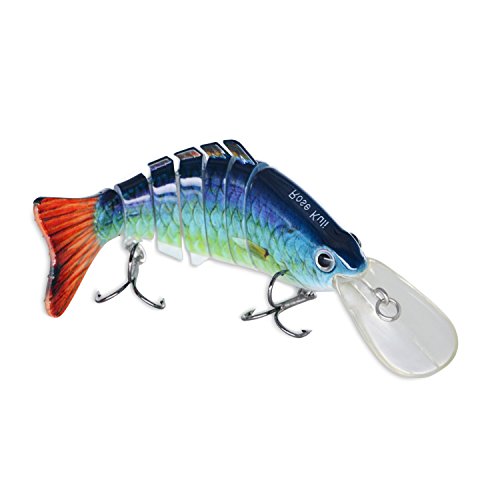 ROSE KULI Fishing Lures Lifelike Bass Lures Multi Jointed Swimbaits