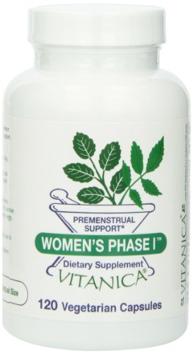 Vitanica women s phase i, premenstrual support, 120 cap…
