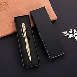 SMOOTHERPRO Solid Brass Bolt Action Pen Ballpoint with Stainless Clip view 3