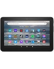 All-new Fire 7 tablet, 7” display, 16 GB, 30% faster processor, designed for entertainment, (2022 release), Black