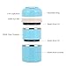 HOMESPON Cute Lunch Box Insulated Lunch Bag Bento Box Food Container Storage Boxes With Cutlery For Adults Office Camping (2 tiers(blue)) …