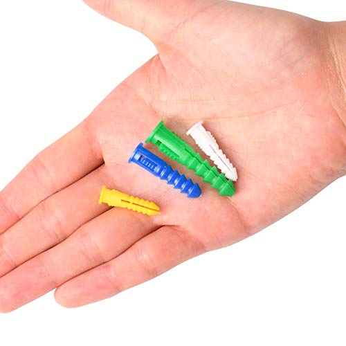 HangDone Wall Anchors Kit 400-Pieces, Assorted Sizes with Screws - Thumbnail 3