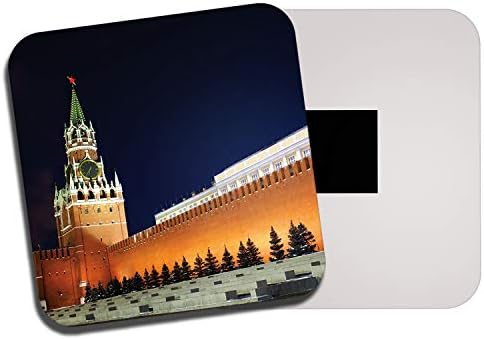 Destination Vinyl Ltd Spasskaya Tower of Kremlin Fridge Magnet - Red Square Moscow Russia Gift #13042