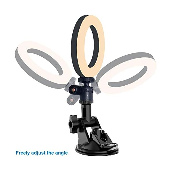 YMCRLUX-Webcam-Lighting-for-Zoom-Calls-Virtual-Meeting-Video-Conferencing-USB-LED-Ring-Light-for-Laptop-Computer-Monitor-Desk-Wall-and-Mirror-with-Suction-Cup YMCRLUX Webcam Lighting for Zoom Calls, Remote Conference, Virtual Meeting, Video Conferencing, USB LED Ring Light for…