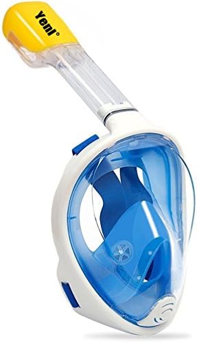 Yenl full face snorkel mask (Blue, Small/Medium)
