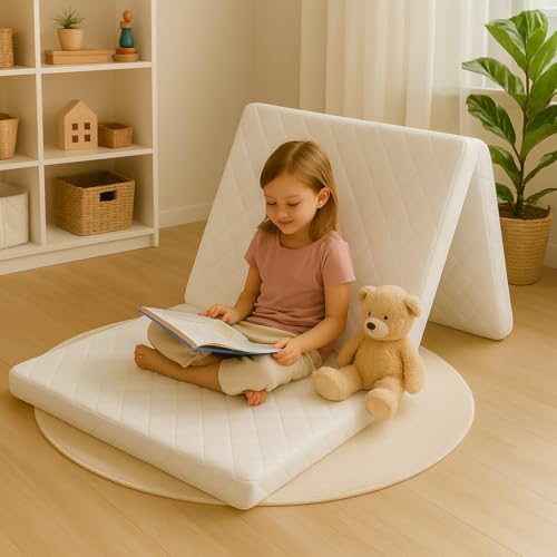 Emirates Living Medicated Folded Mattress | Orthopedic Support | Portable & Space-Saving Design | Single Size 90 x 180 x 6 cm – Ideal for Guests, Travel & Everyday Comfort