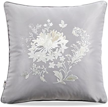 Chinese high-end simulation Sisha hair embroidered cushions/Pillow cover/Cushion cover/Pillow case/Containing core pillow/Large backrest-D 45x45cm(18x18inch)VersionB
