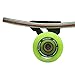 BACKFIRE Drop Through Longboard Complete Double Kick 42x9.5inch Professional longboards (Green)