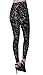 VIV Collection Plus Size Fashion Print Leggings, Falling Petals