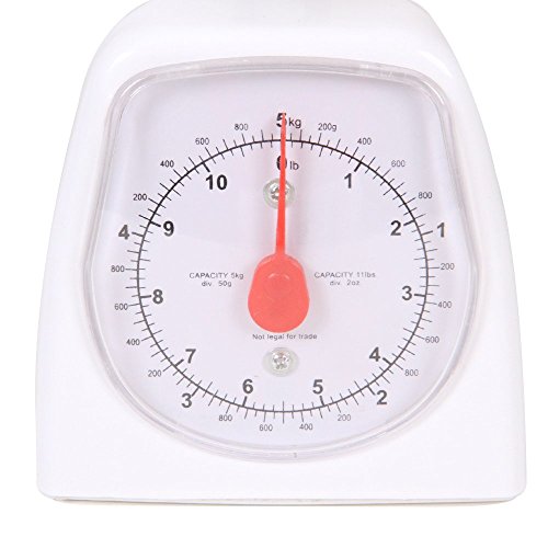 hand2mind DualDial Analog Platform Scale, 5 kg Scale, Kitchen Scales