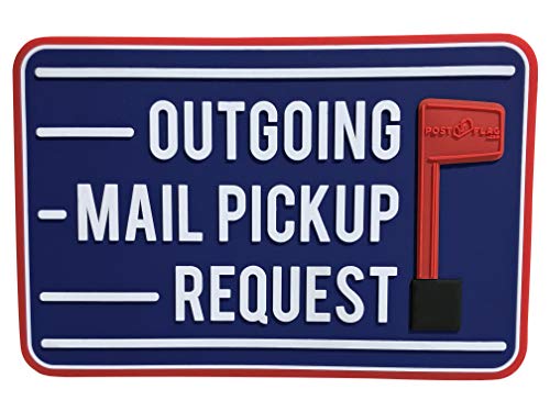 Post Flag Magnetic Replacement Flag for Outgoing Mail Pickup Horizontal 4X6 Inches