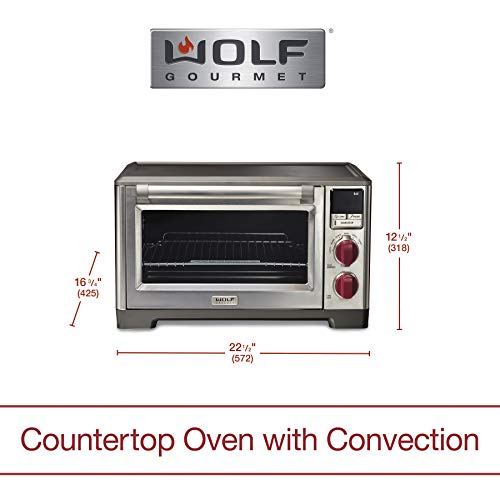 Wolf Gourmet WGCO100S Countertop Oven with Convection, Red