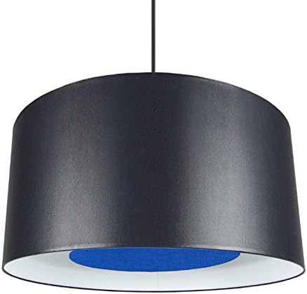Tosel 14870 Alfena Drum 350 D Suspension Fabric/Cotton/PVC 350 x 900 mm, Black/Blue, 350 x 900 mm