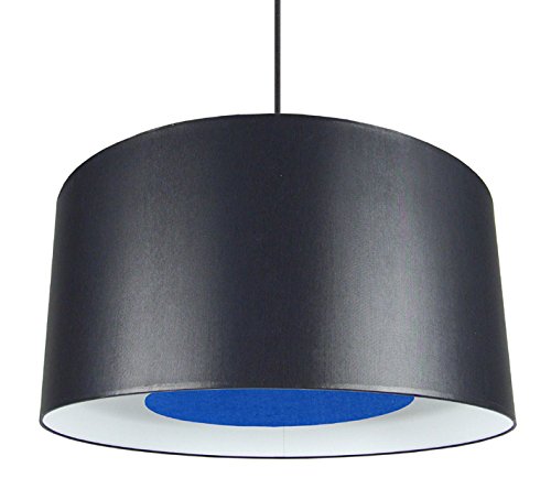 Tosel 14870 Alfena Drum 350 D Suspension Fabric/Cotton/PVC 350 x 900 mm, Black/Blue, 350 x 900 mm