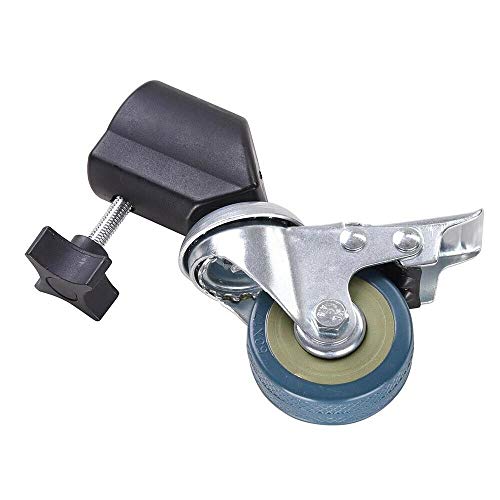 oldzon Photo Studio Tripod Easy Swivel Caster 3" Wheel for Light Stands & Studio Boom with Ebook - Thumbnail 2