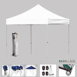 Eurmax Basic 10x10 EZ Pop Up Canopy Tent Entry Commercial Level+Roller bag