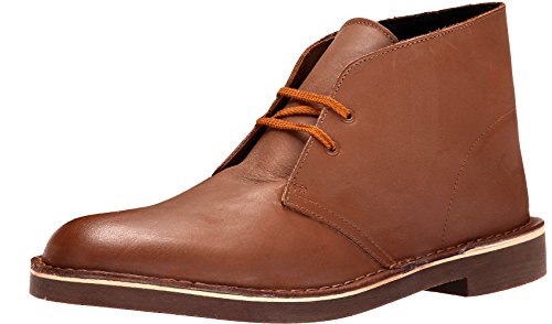 Clarks Men's Tan Leather Bushacre 2 9.5 D(M) US
