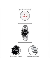 Casio General de los Hombres Relojes de Metal de Moda mtp-1240d-1adf - WW