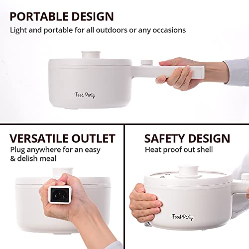 Food Party 1.5 Quarts Electric Express Cooker College Dorm Room