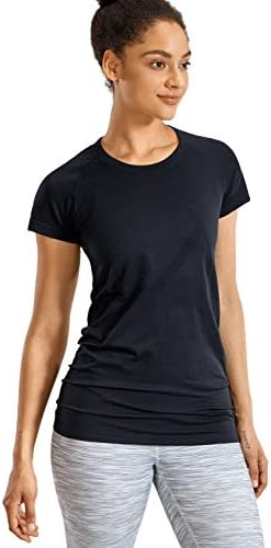 CRZ YOGA Seamless Workout Shirts for 