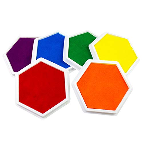 Forgun Kids Fingerprint Painting Colorful Oil Ink Pad Stamp Partner Baby DIY Art Craft Seal Graffiti Tool Early Educational Toy