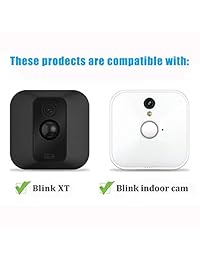 Blink XT Soporte de pared para cámara 3 unidades, 360 grados ajustable para interior y exterior para Blink Home Security System XT cámara exterior