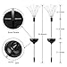 Garden Solar Lights Outdoor- 2 Pack Solar Powered Decorative Stake Landscape Light-DIY Flowers Fireworks Stars for Walkway Pathway Backyard Christmas Party Decor