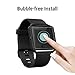 [3 Pack] Fitbit Blaze Screen Protector-OMOTON Full Coverage Glass Screen Protector for Fitbit Blaze Smart Watch with [2.5D Round Edge] [9H Hardness] [Crystal Clear] [Anti-Scratch] [No-Bubble]