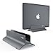 Vertical Laptop Stand, Vogek Ucradle Desktop Space-Saving Stand for MacBook,Apple notebooks (Space Gray).